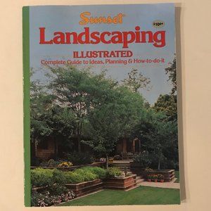 VINTAGE Sunset Landscaping Illustrated book